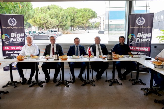 Biga’da fuarı tanıtım toplantısı yapıldı