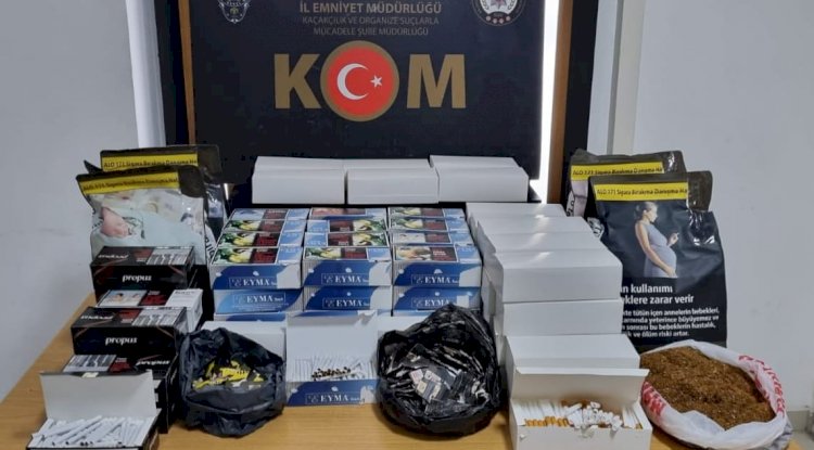 Emniyetten kaçak tütün operasyonu (14.09.2022)