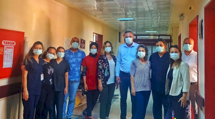 Hastanedeki hemşehrilerini unutmadılar 