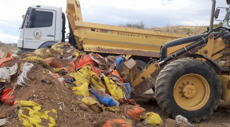 Haberimizin ardından atıklar toplandı 