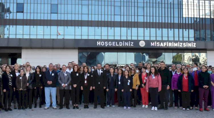 Devlet hastanesinde anma töreni 