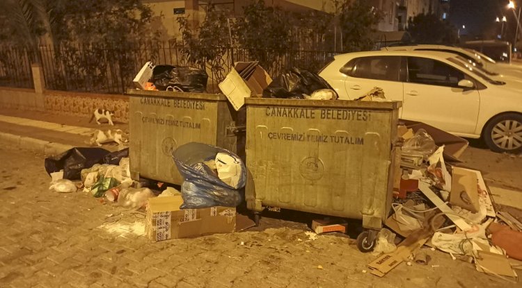 Çanakkalelilerin çöp isyanı 