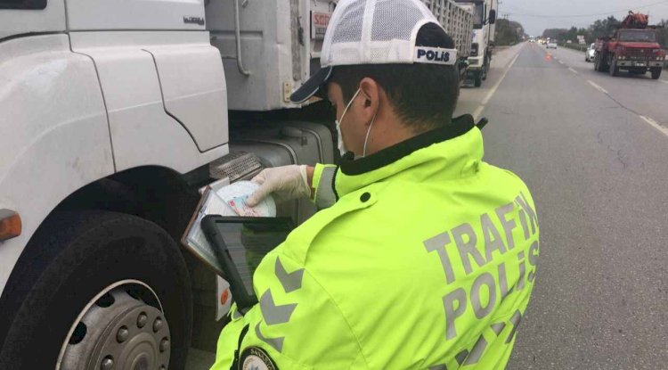 Yük taşıyan araçlara denetim 