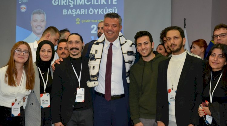 GİRİŞİMCİLİKTE BAŞARI ÖYKÜSÜ SARAN, TECRÜBELERİNİ ÖĞRENCİLERLE PAYLAŞTI