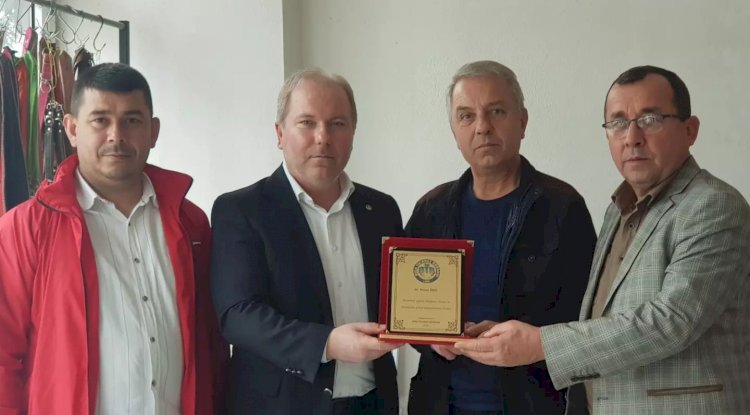 TİCARET BORSASI’NDAN TEŞEKKÜR PLAKETİ 