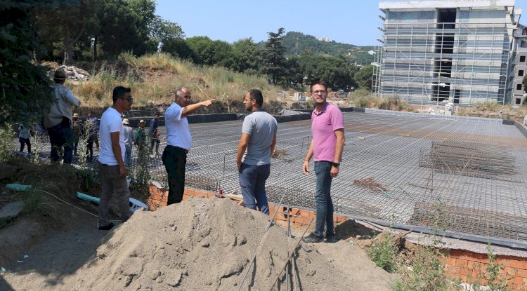 Bilen, imam hatip inşaatını inceledi