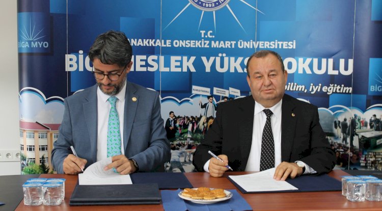 ÇOMÜ VE BİGA TSO ARASINDA PROTOKOL İMZALANDI