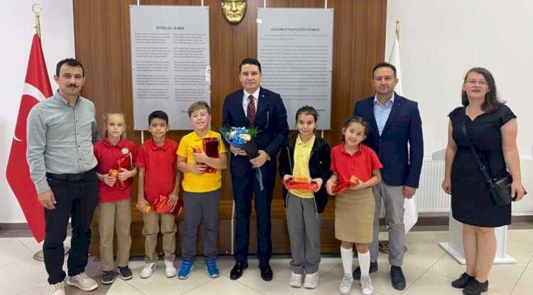 İlköğretim Haftasında Kaymakam Göktaş’a Ziyaret