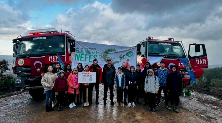 “Geleceğe Nefes, Cumhuriyete Nefes” Sloganıyla Fidan Dikimi