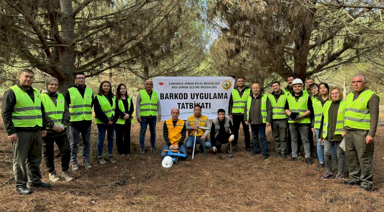 Üretim sahasında barkod eğitimi