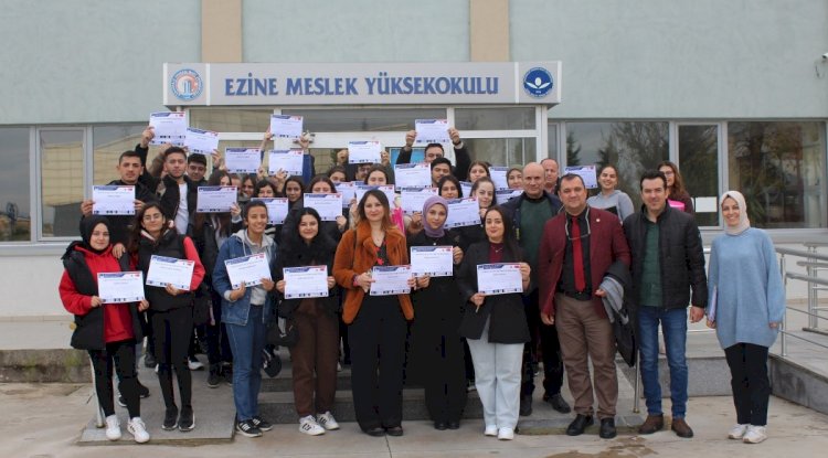 Sertifikalarına kavuştular