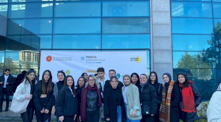 Yenice MYO Öğrencileri Trakya Kariyer Fuarında