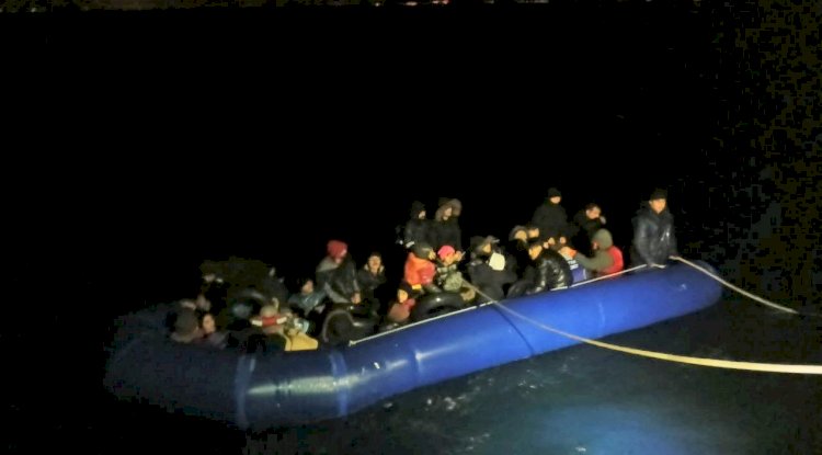 24 kaçak göçmen kurtarıldı