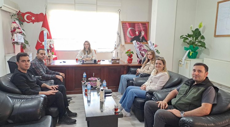 Orman İşletme Müdürlüğü’nden Başkan Çelik’e ziyaret