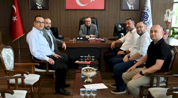 Başkan Şen konuklarını ağırladı