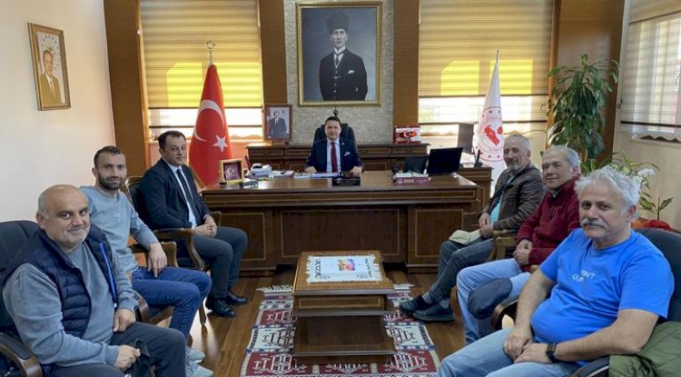 Kaymakam Göktaş’a Makamında Ziyaret