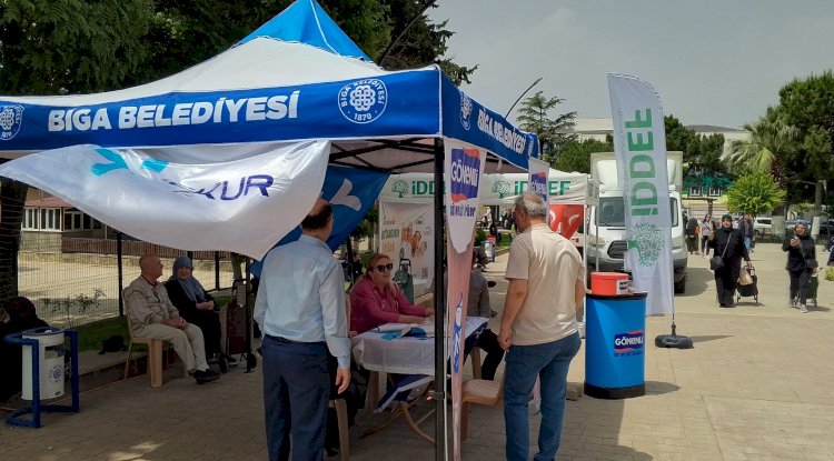 Pazaryerinde stand açıldı