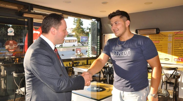 Kaymakam Kayabaşı’dan esnaf ziyareti