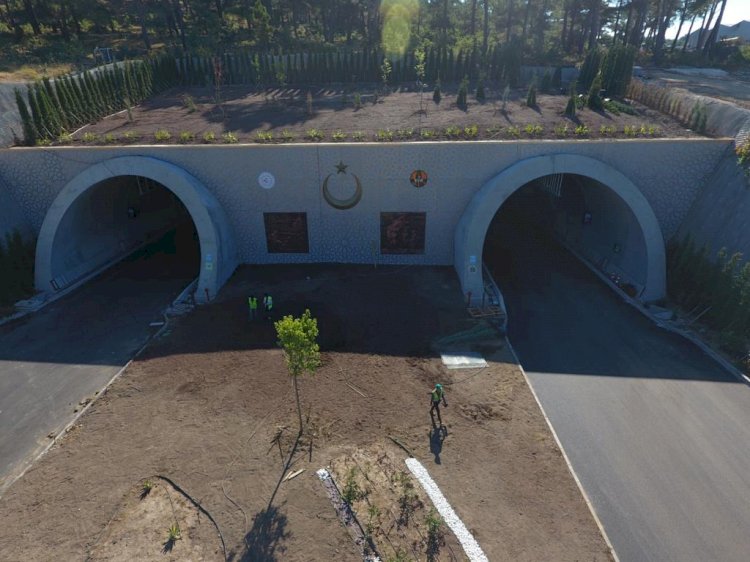 ASSOS VE TROYA TÜNELLERİ’NDE HUMMALI ÇALIŞMA  HAVALANDIRMA SİSTEMİ TAMAMLANMAK ÜZERE