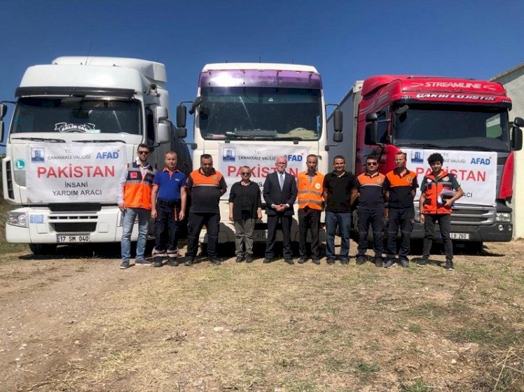 Çanakkale’den Pakistan’a yardım (21.09.2022)