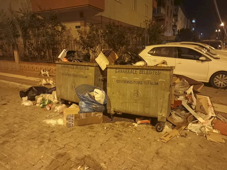 Çanakkalelilerin çöp isyanı 