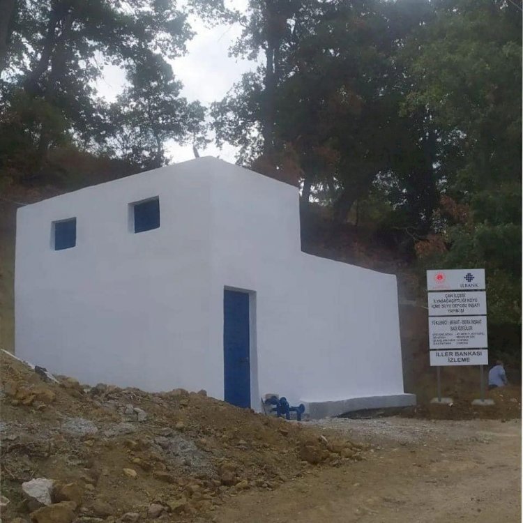 Bir köye daha içme suyu deposu