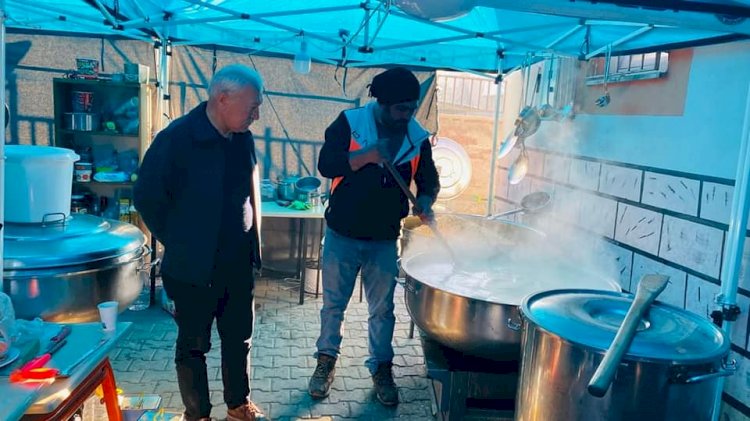 Başkan Yılmaz deprem bölgesinde