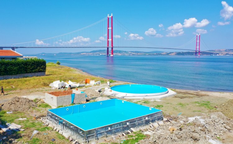 Lapseki’de Aqua Park Çalışmaları Yükseliyor