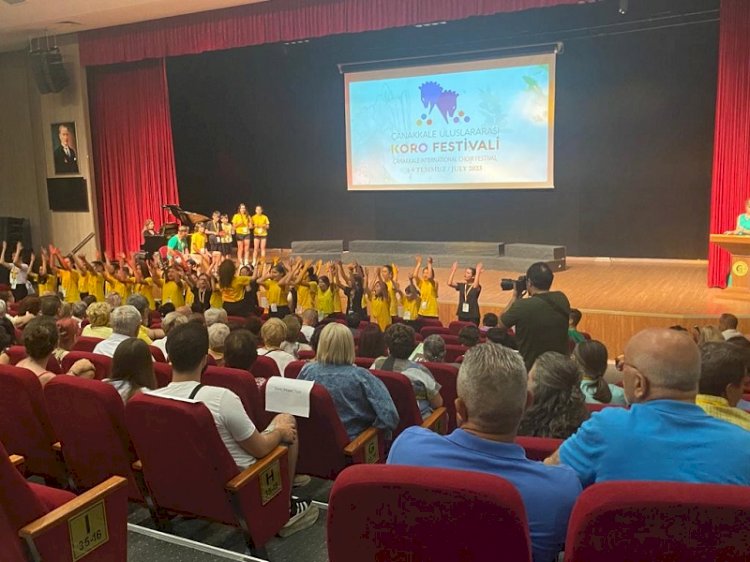 Çanakkale’de 7. Uluslararası Koro Festivali Başladı