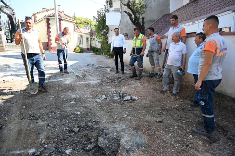 Erdoğan yol çalışmalarını inceledi