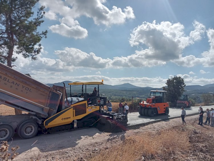 Beton yol çalışmaları devam ediyor