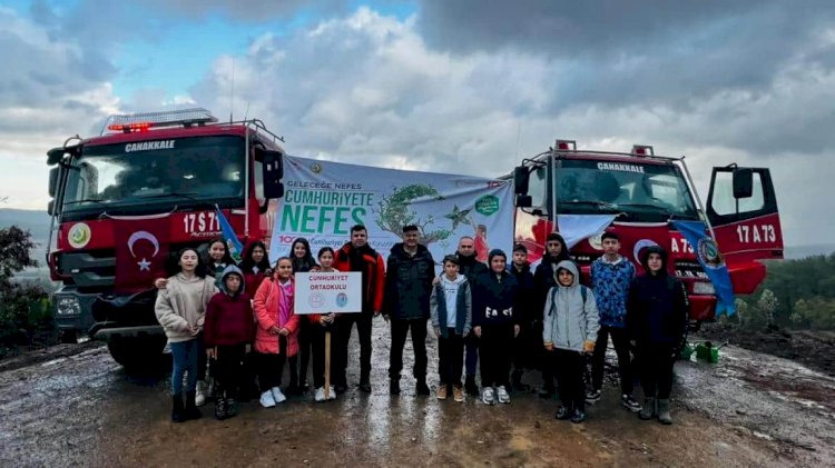 “Geleceğe Nefes, Cumhuriyete Nefes” Sloganıyla Fidan Dikimi
