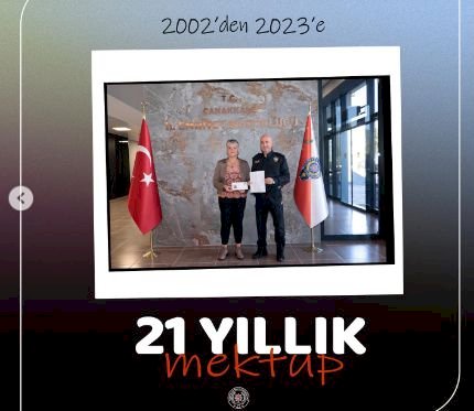 Emniyet Müdürüne 21 yıllık mektup