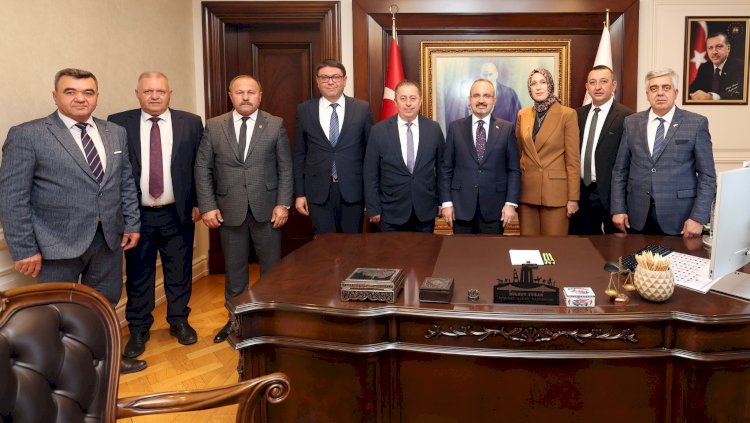 Turan, esnaf temsilcilerini ağırladı