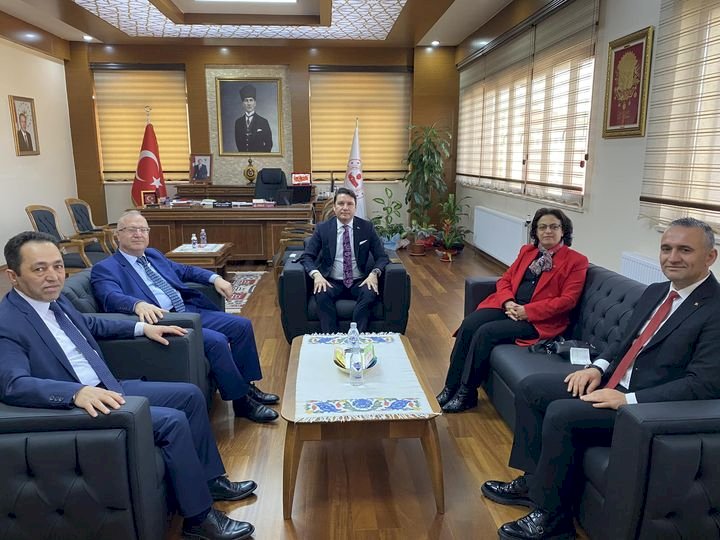 Kaymakam Göktaş’a Makamında Ziyaret