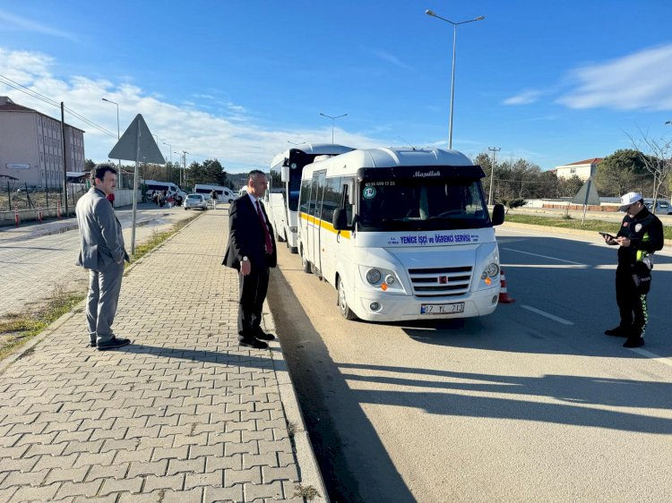 Taşımalı Eğitim Servis Araçları Denetlendi