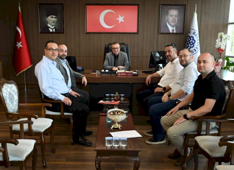 Başkan Şen konuklarını ağırladı