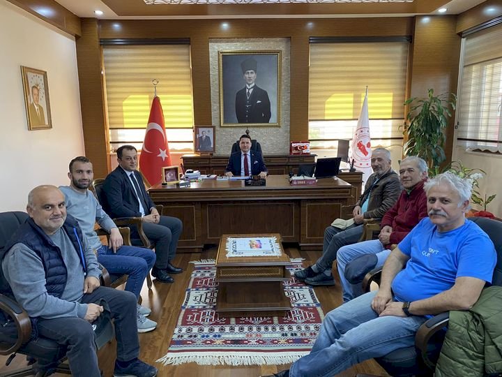 Kaymakam Göktaş’a Makamında Ziyaret