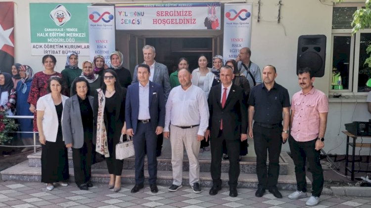 Yenice Halk Eğitimi Merkezi'nin Sene Sonu Sergisi Düzenlendi
