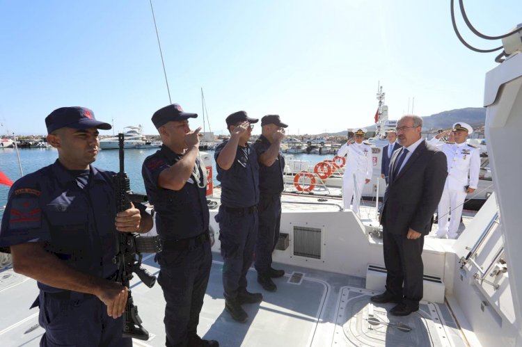 Vali Toraman Sahil Güvenlik Karakolunda Çalışmaları İnceledi