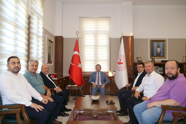 Çanakkale Milletvekili Ayhan Gider'den Biga Kaymakamı Ercan Kayabaşı'na Hayırlı Olsun Ziyareti