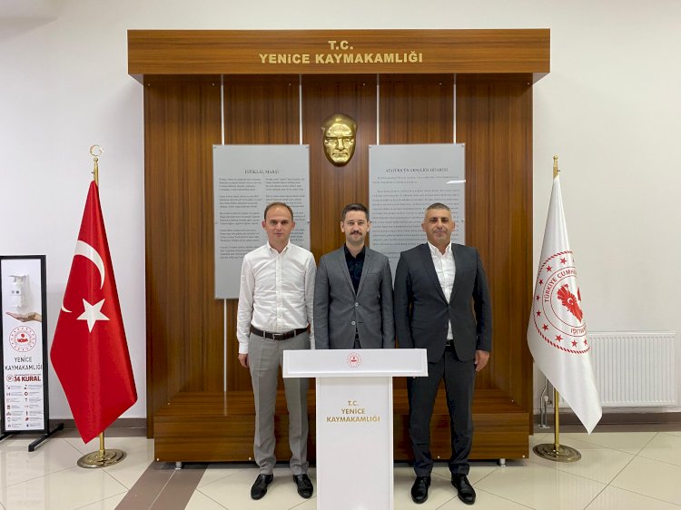 Ayvacık ve Lapseki İlçe Kaymakamlarından Kaymakamı İrdelp’e Hayırlı Olsun Ziyareti